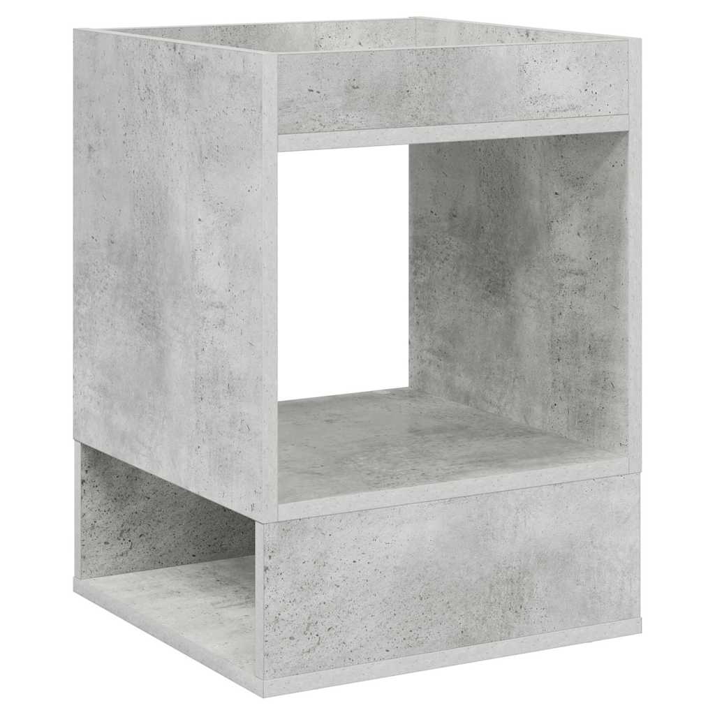 vidaXL End Table 2 pcs Σκυρόδεμα Γκρι 40 x 40 x 56 εκ.