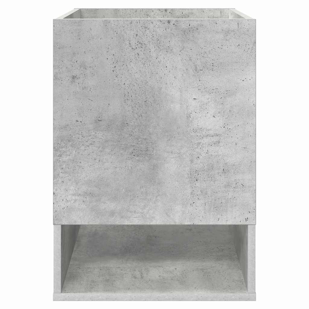 vidaXL End Table 2 pcs Σκυρόδεμα Γκρι 40 x 40 x 56 εκ.