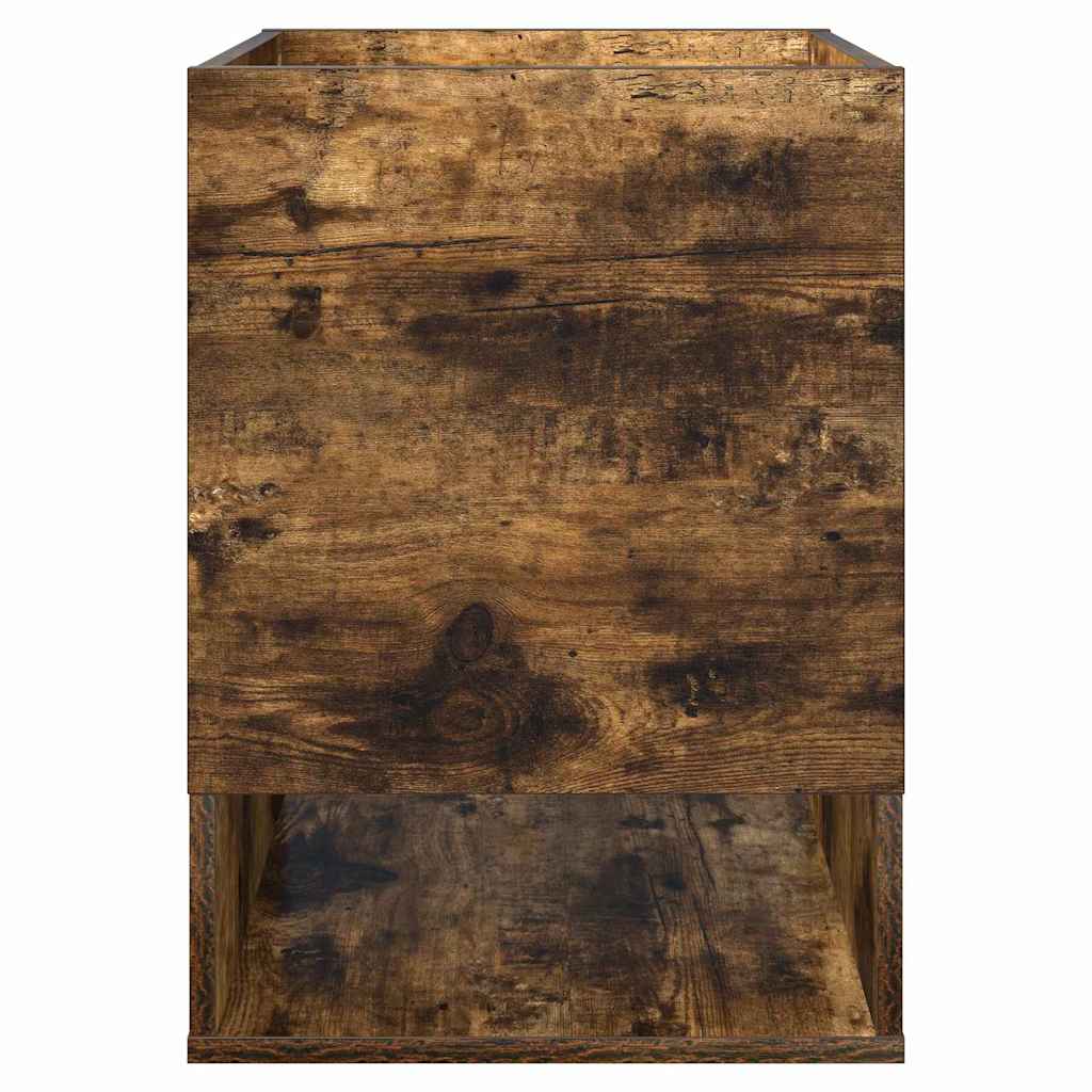 vidaXL End Table 2 pcs Καπνιστό Δρύς 40 x 40 x 56 εκ.