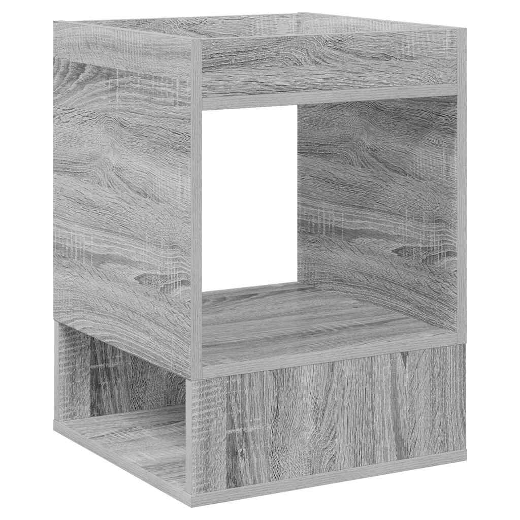 vidaXL End Table 2 pcs Γκρίζο Σονομα 40 x 40 x 56 εκ.