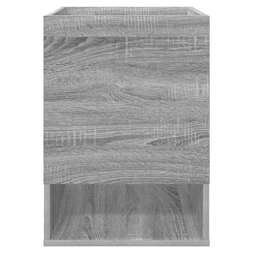 vidaXL End Table 2 pcs Γκρίζο Σονομα 40 x 40 x 56 εκ.