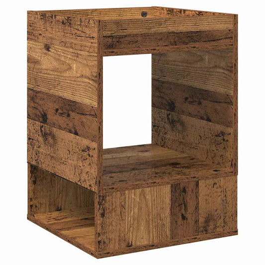 vidaXL End Table 2 τεμ. Παλιό ξύλο 40 x 40 x 56 εκ. Επεξεργασμένο Ξύλο