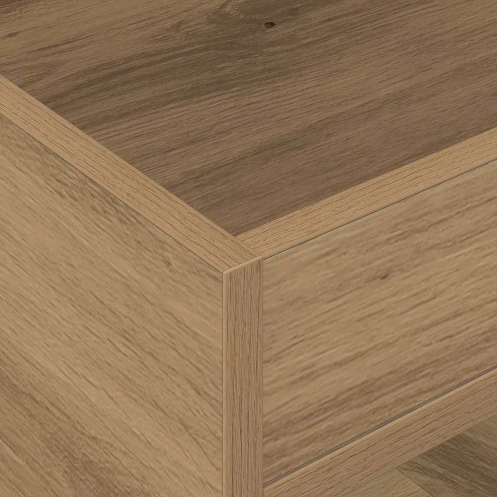 vidaXL End Table 2 pcs Artisan Oak 40 x 40 x 56 εκ. Επεξεργασμένο ξύλο