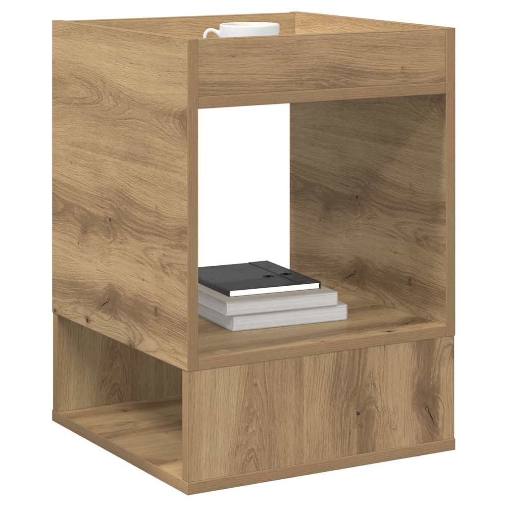 vidaXL End Table 2 pcs Artisan Oak 40 x 40 x 56 εκ. Επεξεργασμένο ξύλο
