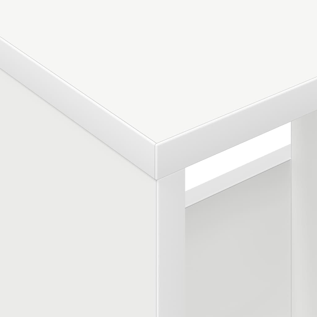 vidaXL Ράφι Περιοδικών Λευκό 102 x 30 x 45 εκ.