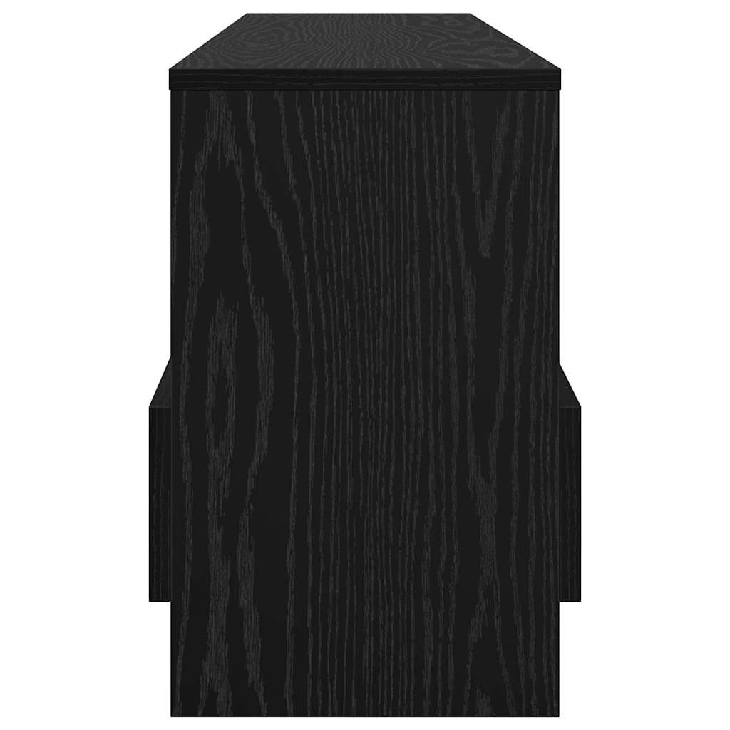 vidaXL Ράφι Περιοδικών Μαύρη Οξυά 102 x 30 x 45 εκ.