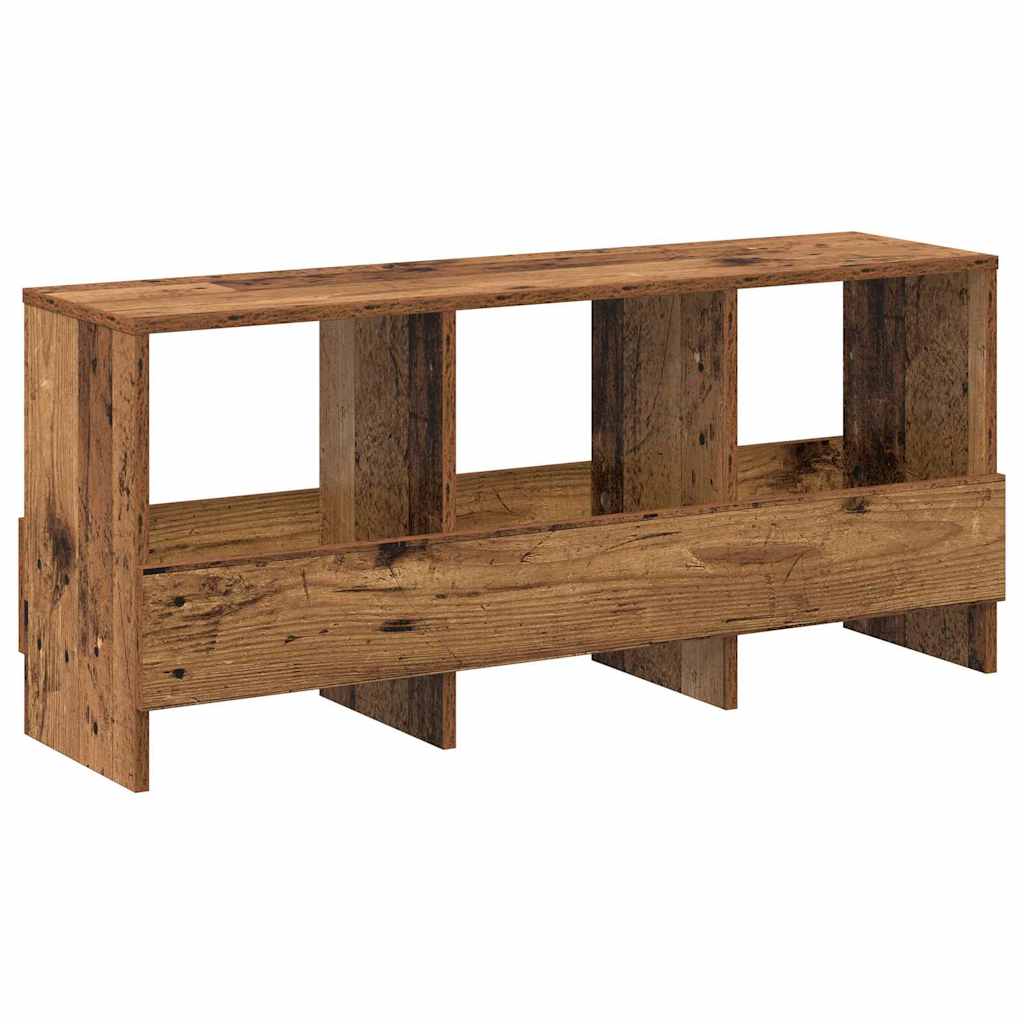 vidaXL Ράφι Περιοδικών Παλιό ξύλο 102 x 30 x 45 εκ.