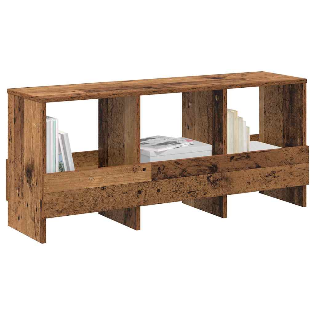 vidaXL Ράφι Περιοδικών Παλιό ξύλο 102 x 30 x 45 εκ.