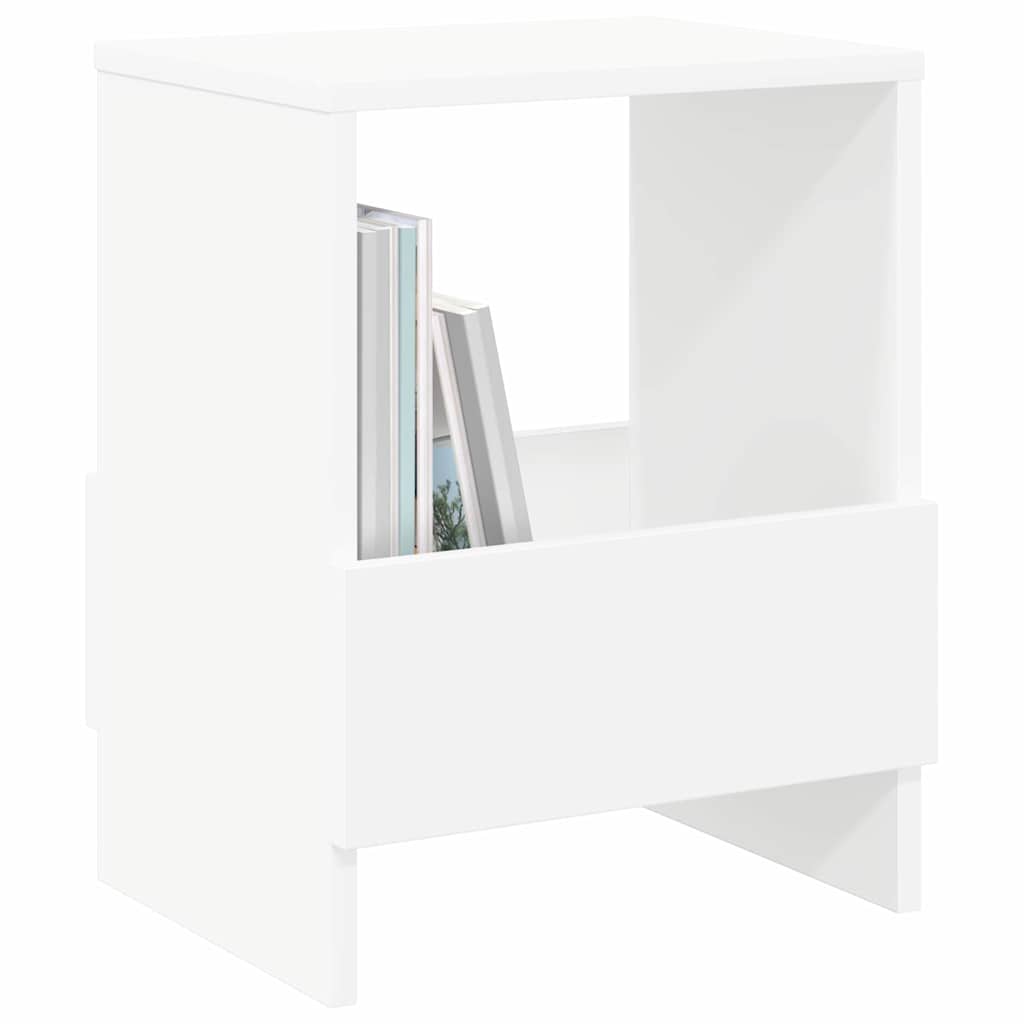 vidaXL Ράφι Περιοδικών 2 pcs Λευκό 35 x 30 x 45 εκ.