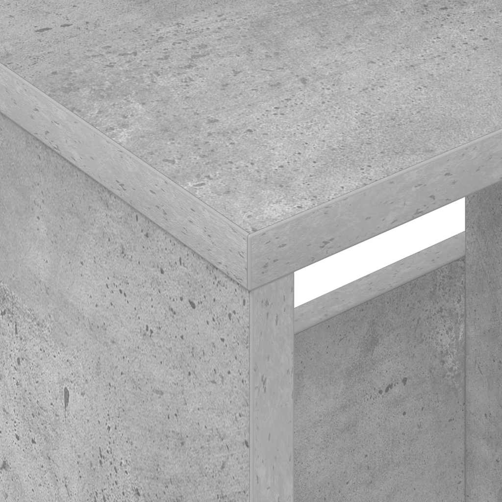 vidaXL Ράφι Περιοδικών 2 pcs Σκυρόδεμα Γκρι 35 x 30 x 45 εκ.