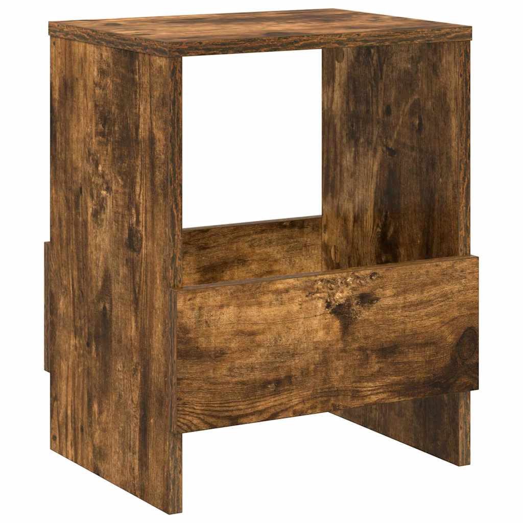 vidaXL Ράφι Περιοδικών 2 pcs Καπνιστό Δρύς 35 x 30 x 45 εκ.