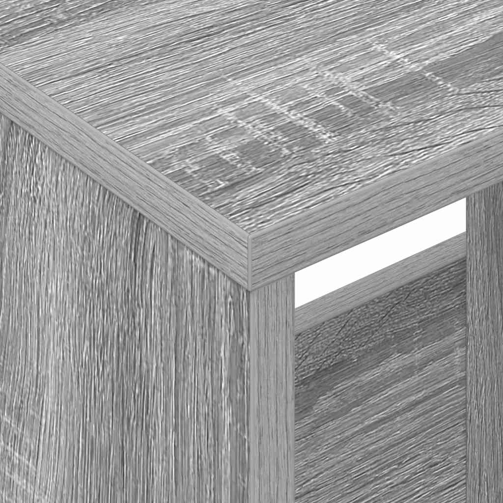 vidaXL Ράφι Περιοδικών 2 pcs Γκρίζο Σονομα 35 x 30 x 45 εκ.