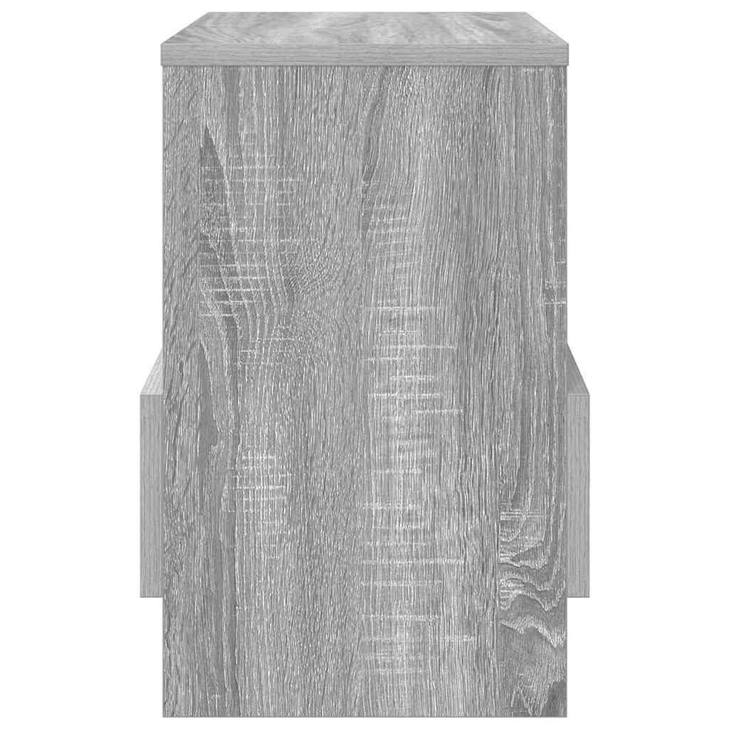 vidaXL Ράφι Περιοδικών 2 pcs Γκρίζο Σονομα 35 x 30 x 45 εκ.