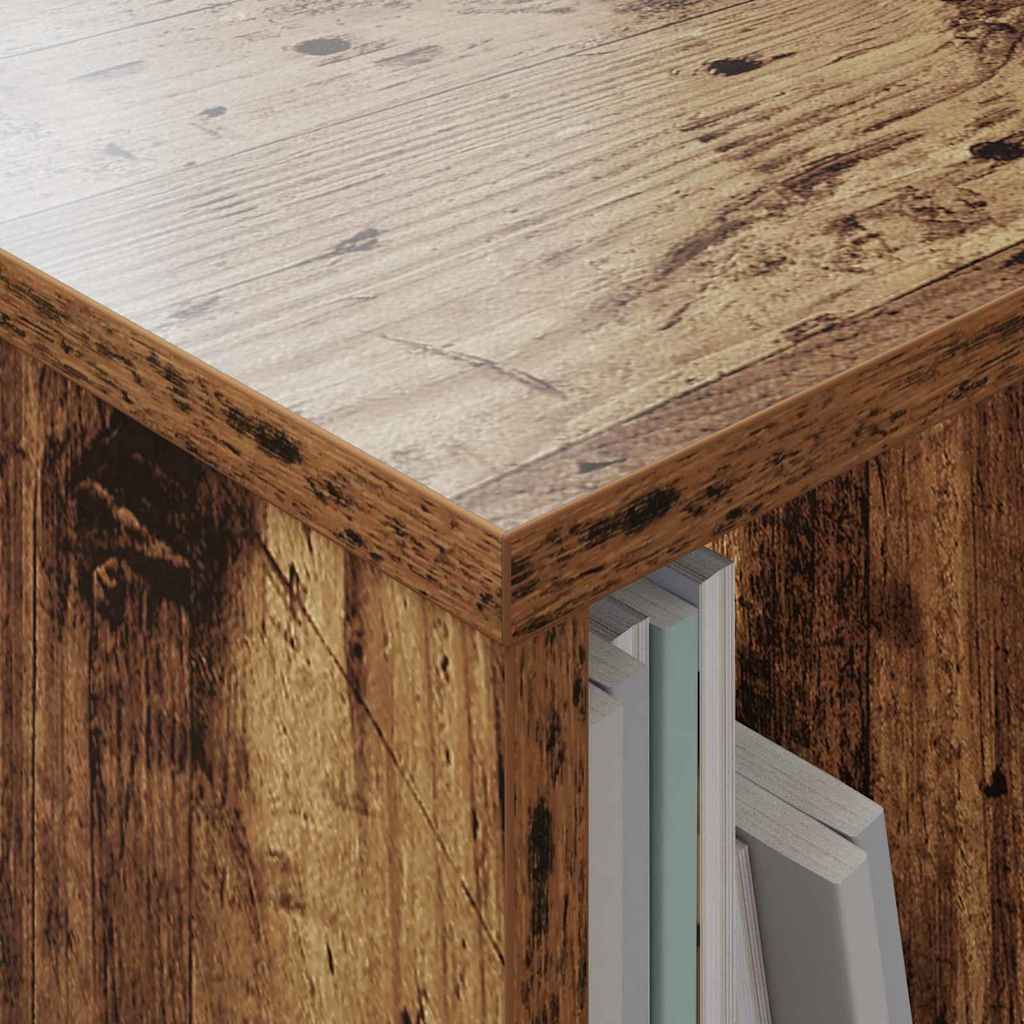 vidaXL Ράφι Περιοδικών Παλιό ξύλο 35 x 30 x 45 εκ.