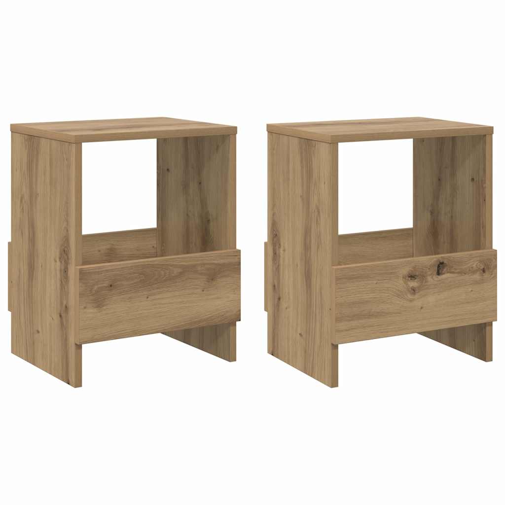 vidaXL Ράφι Περιοδικών 2 pcs Artisan Oak 35 x 30 x 45 εκ.