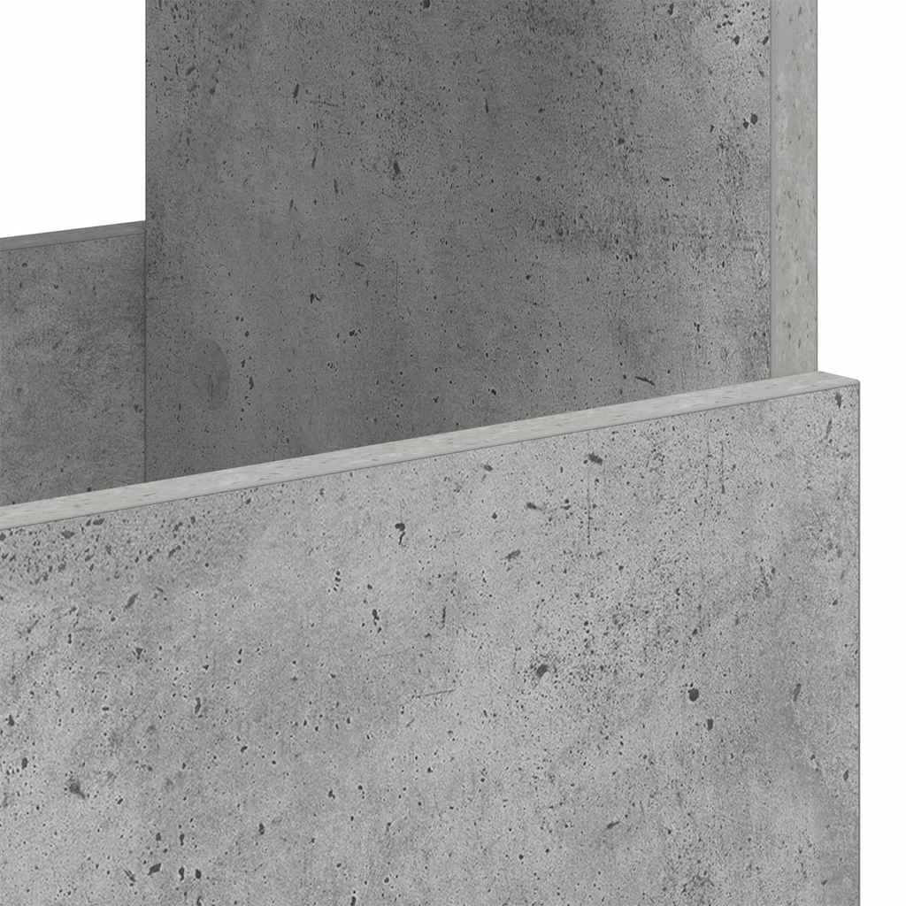 vidaXL Ράφι Περιοδικών Σκυρόδεμα Γκρι 68,5 x 30 x 45 εκ.