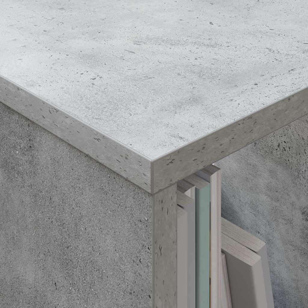 vidaXL Ράφι Περιοδικών Σκυρόδεμα Γκρι 68,5 x 30 x 45 εκ.