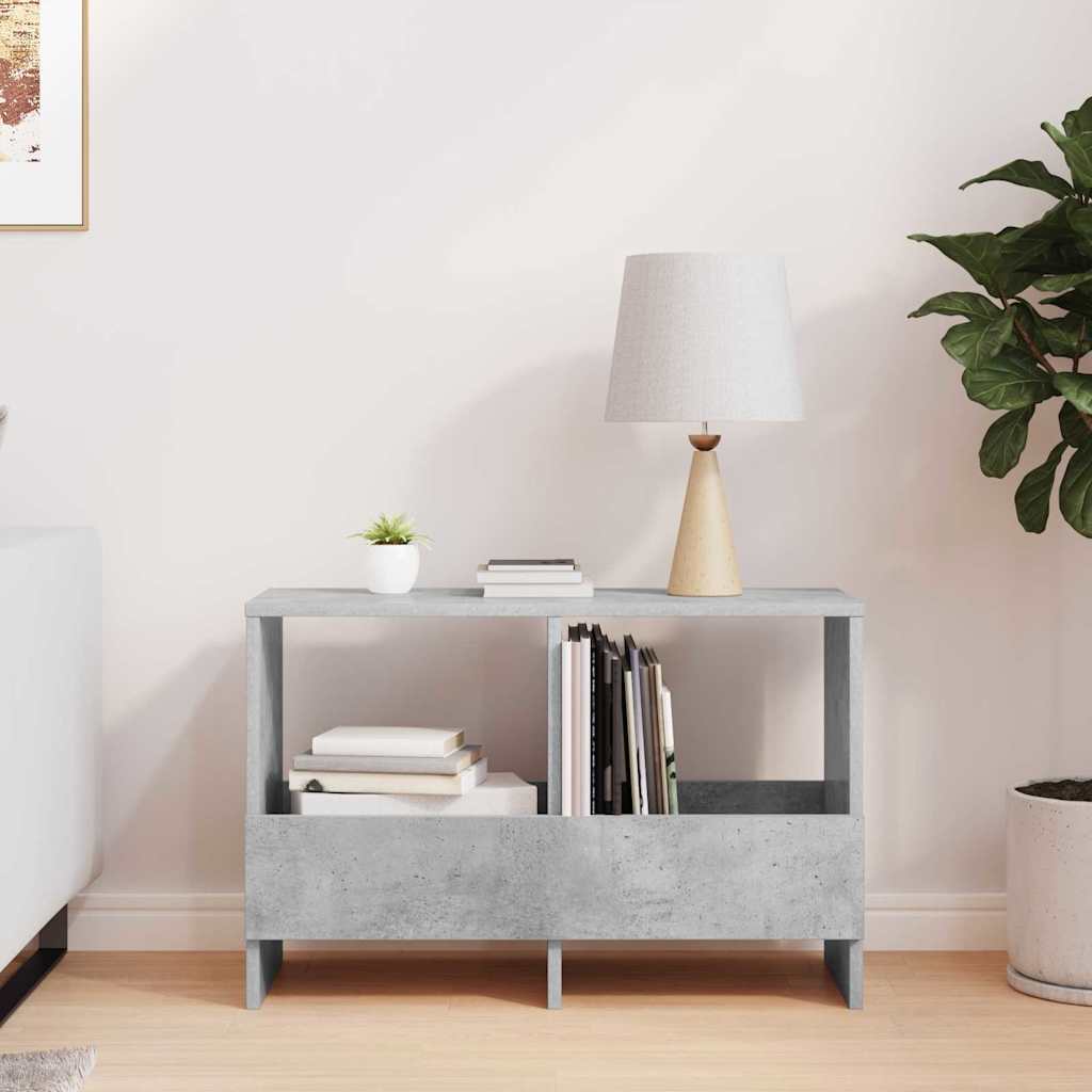 vidaXL Ράφι Περιοδικών Σκυρόδεμα Γκρι 68,5 x 30 x 45 εκ.
