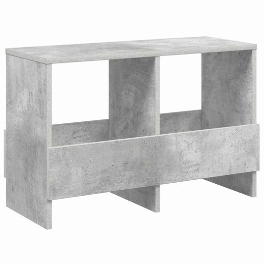 vidaXL Ράφι Περιοδικών Σκυρόδεμα Γκρι 68,5 x 30 x 45 εκ.