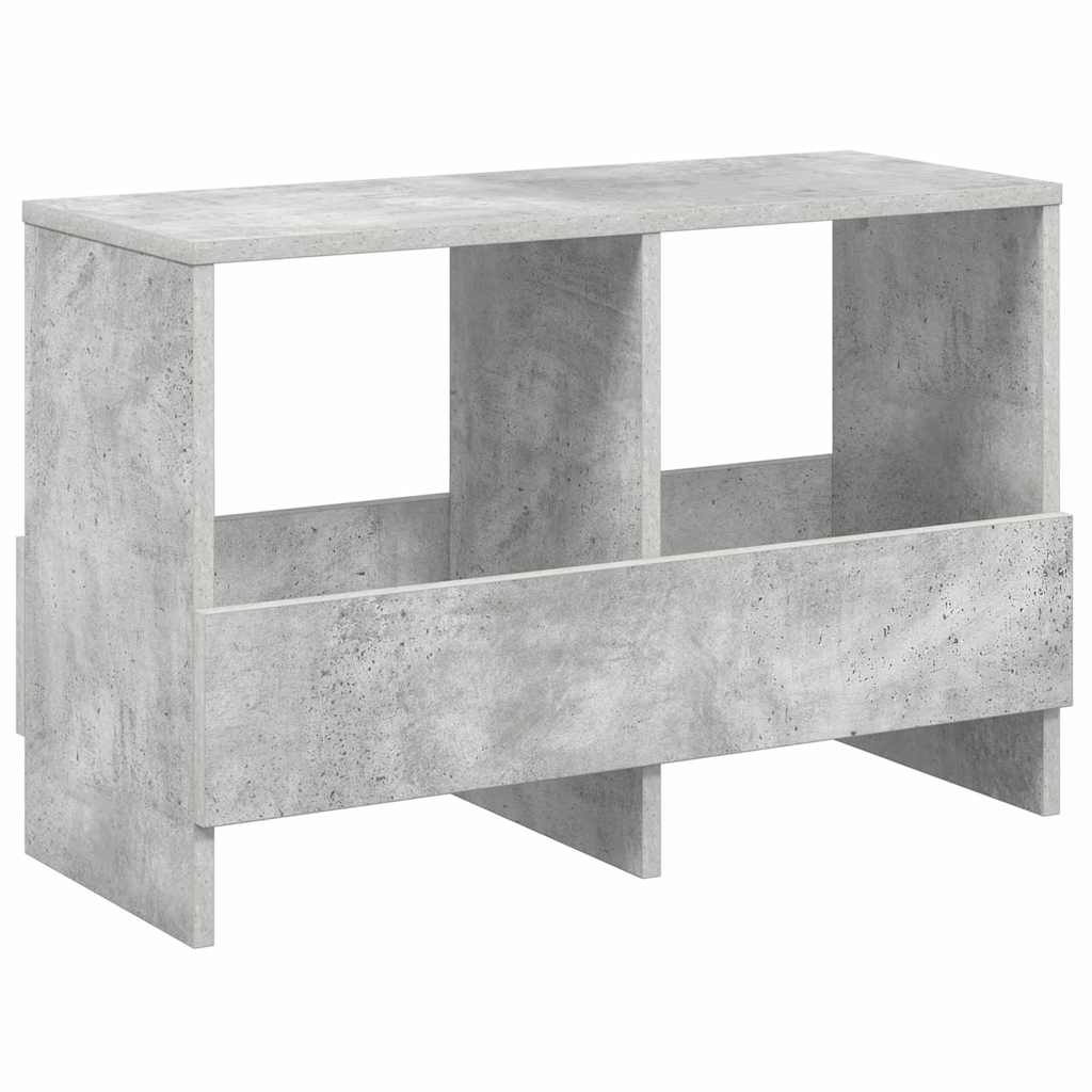 vidaXL Ράφι Περιοδικών Σκυρόδεμα Γκρι 68,5 x 30 x 45 εκ.