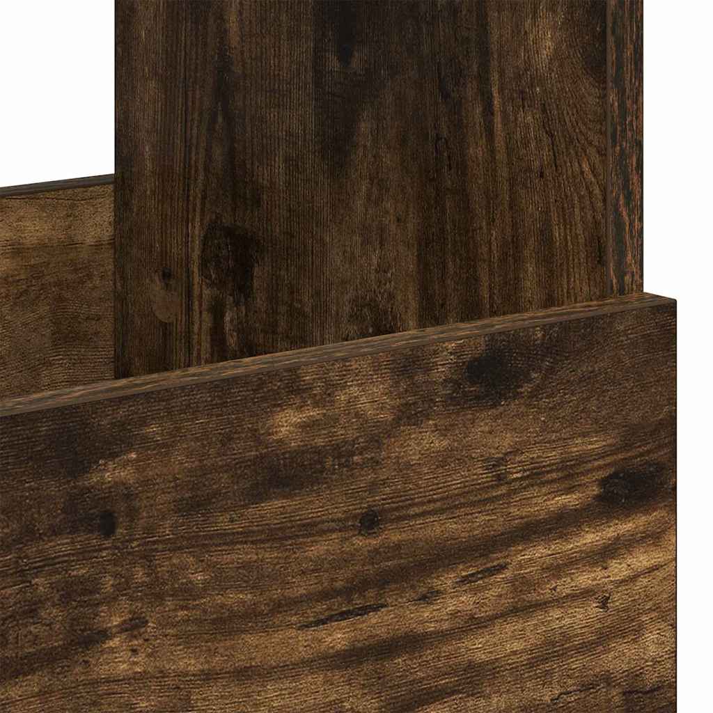 vidaXL Ράφι Περιοδικών Καπνιστό Δρύς 68,5 x 30 x 45 εκ.
