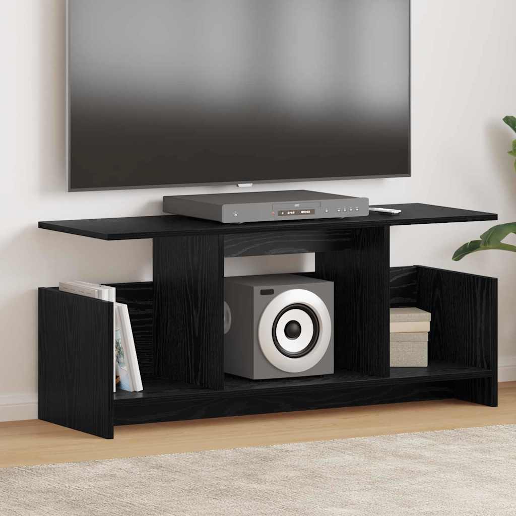 vidaXL Βάση TV Μαύρη Οξυά 102 x 35 x 45 εκ. Επεξεργασμένο ξύλο