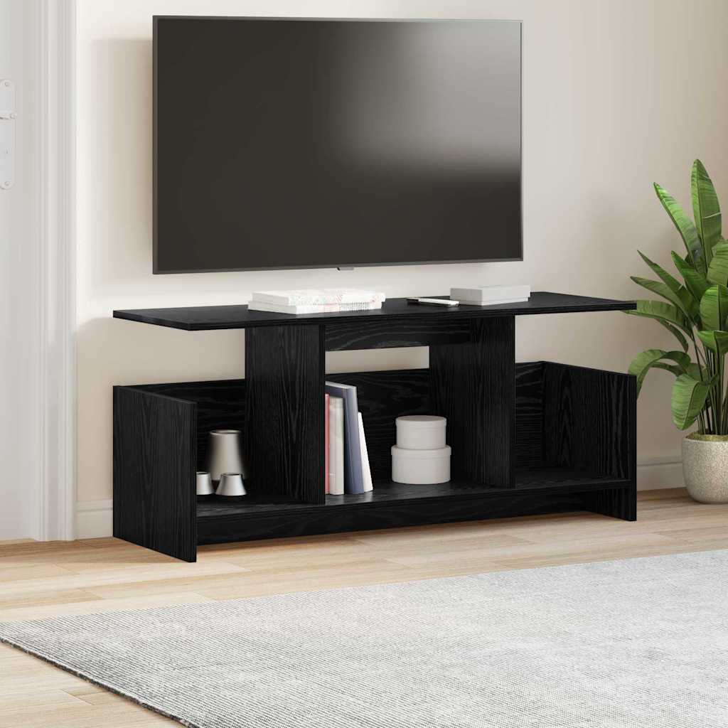 vidaXL Βάση TV Μαύρη Οξυά 102 x 35 x 45 εκ. Επεξεργασμένο ξύλο