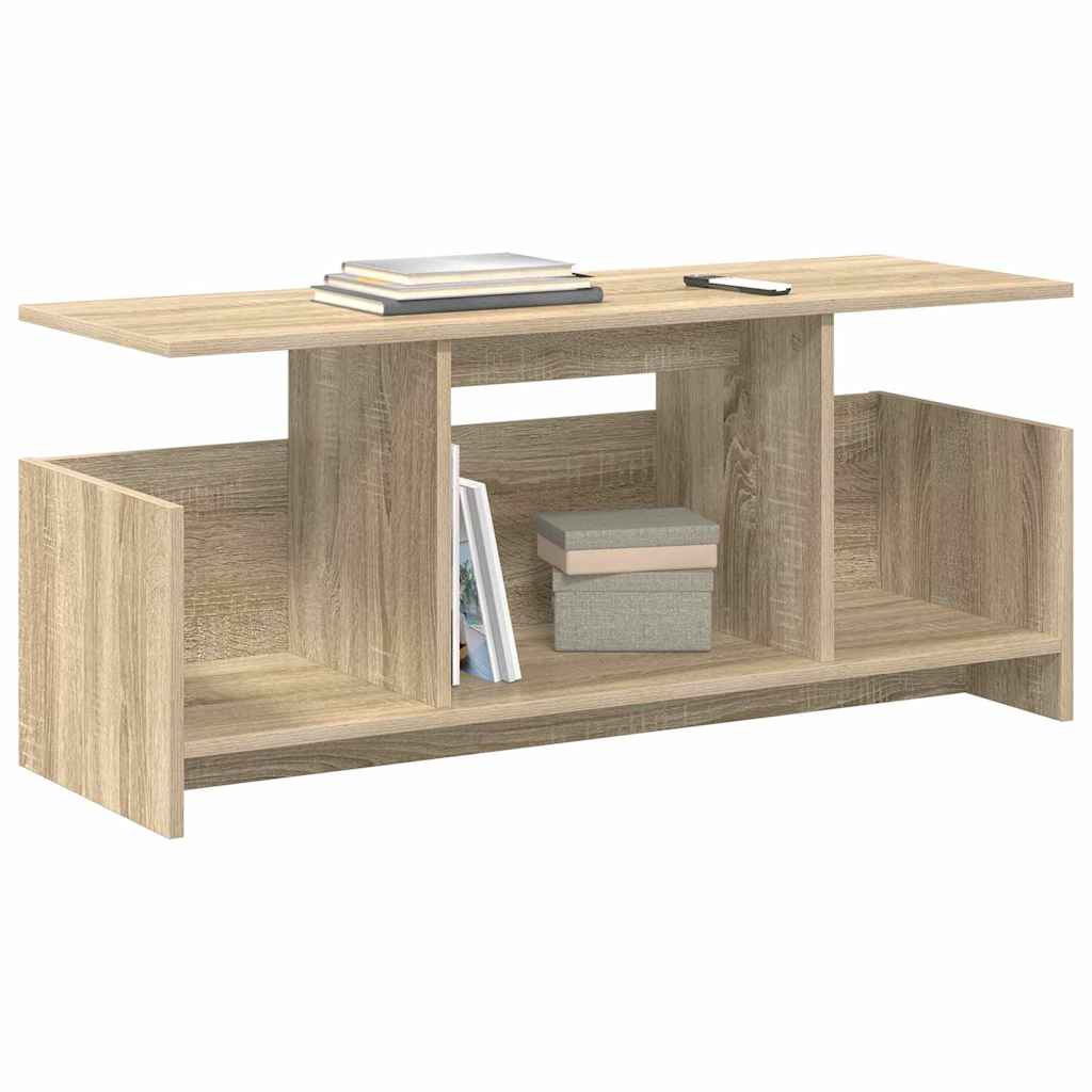 vidaXL Βάση TV Δρύς Sonoma 102 x 35 x 45 εκ. Επεξεργασμένο ξύλο