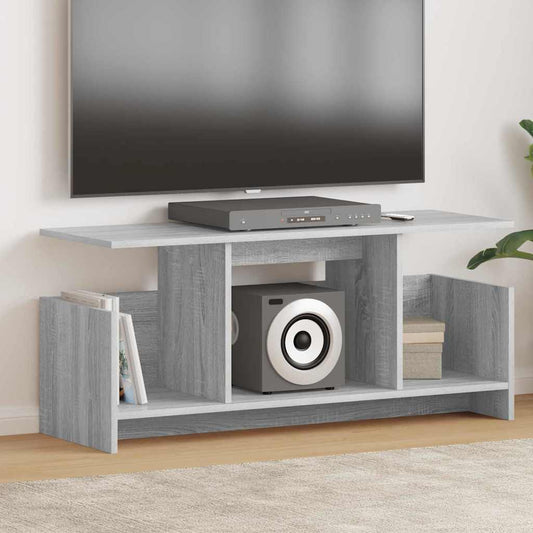 vidaXL Βάση TV Γκρίζο Σονομα 102 x 35 x 45 εκ. Επεξεργασμένο ξύλο