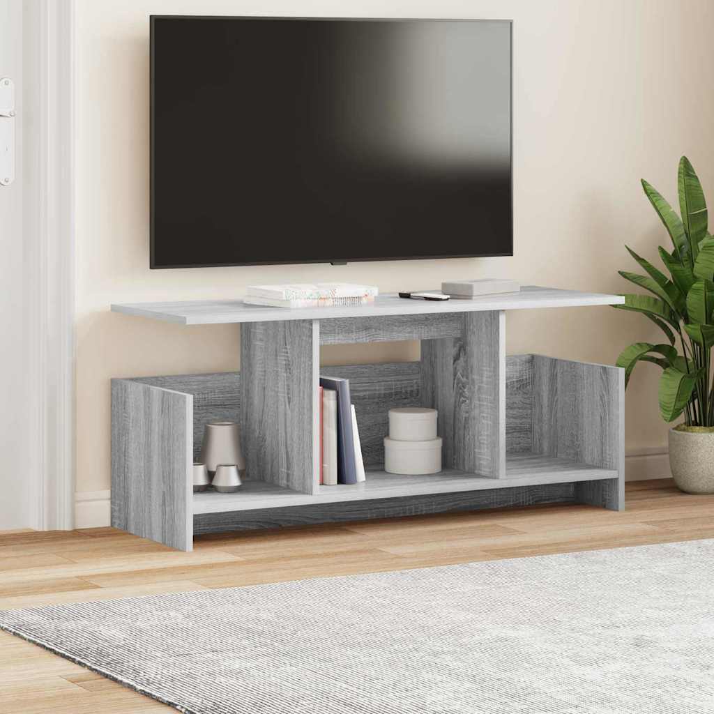 vidaXL Βάση TV Γκρίζο Σονομα 102 x 35 x 45 εκ. Επεξεργασμένο ξύλο