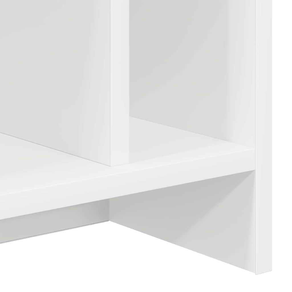 vidaXL Βάση TV 2 pcs Λευκό 50 x 35 x 45 cm Επεξεργασμένο ξύλο