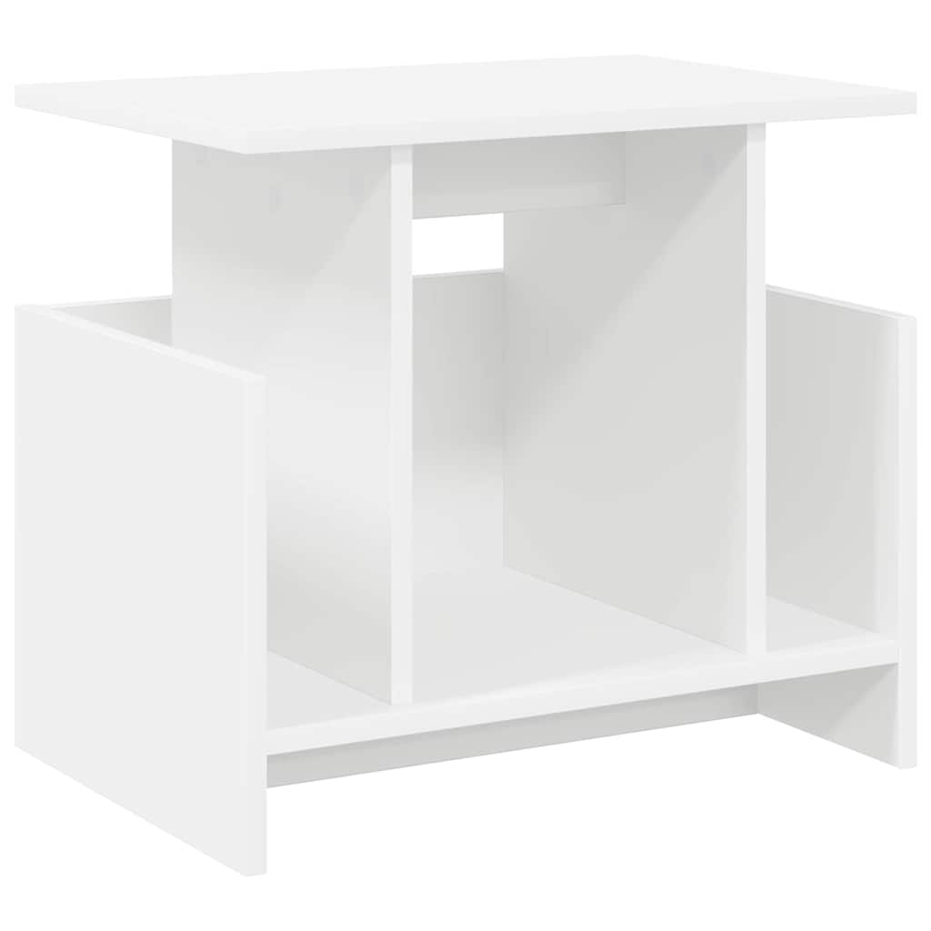 vidaXL Βάση TV 2 pcs Λευκό 50 x 35 x 45 cm Επεξεργασμένο ξύλο