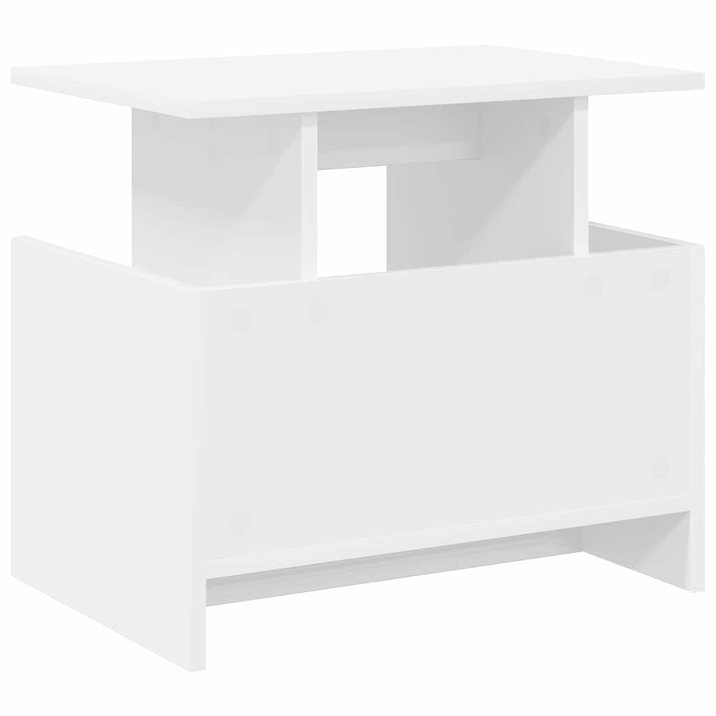 vidaXL Βάση TV 2 pcs Λευκό 50 x 35 x 45 cm Επεξεργασμένο ξύλο