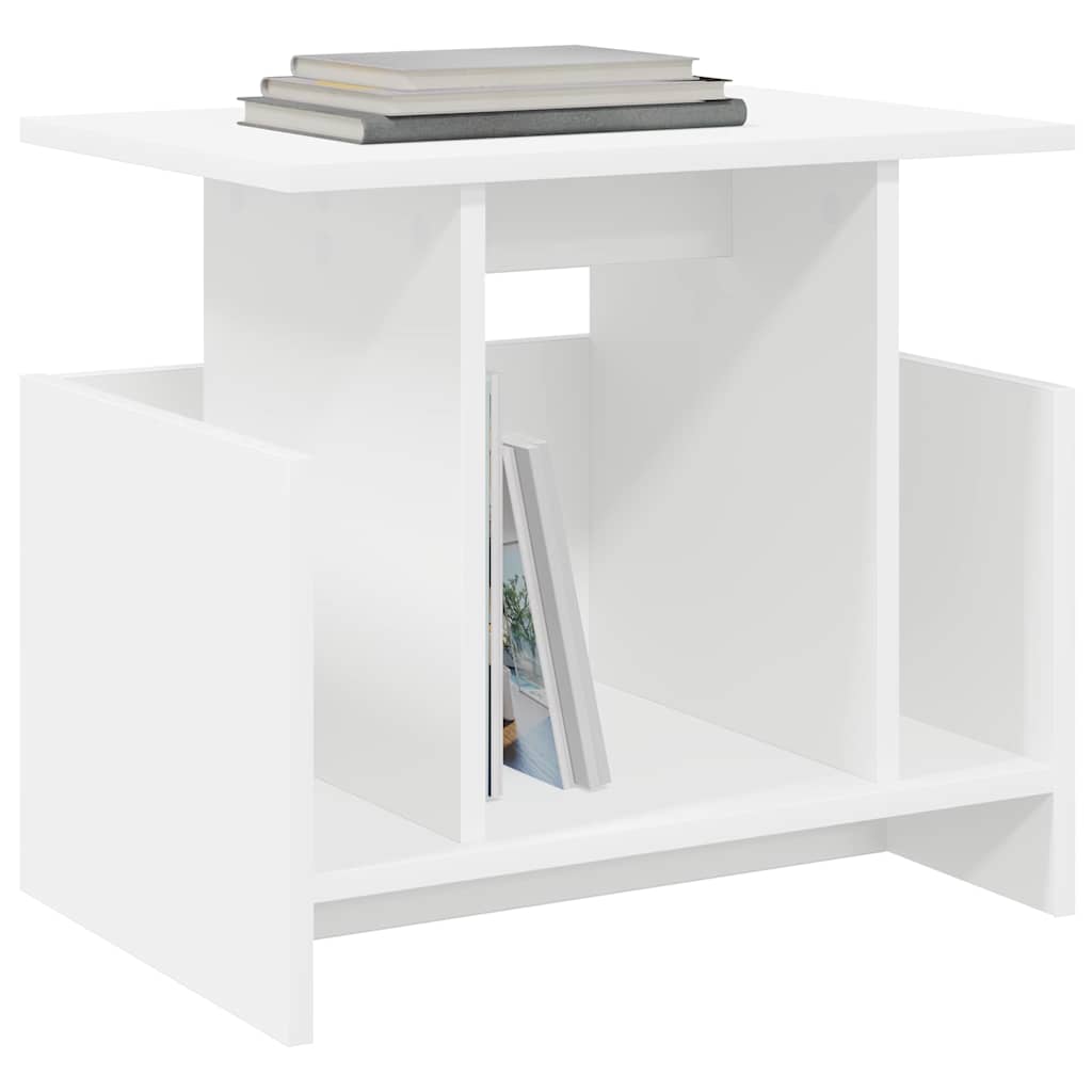 vidaXL Βάση TV 2 pcs Λευκό 50 x 35 x 45 cm Επεξεργασμένο ξύλο