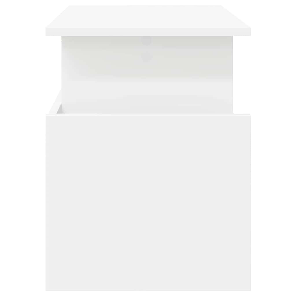 vidaXL Βάση TV 2 pcs Λευκό 50 x 35 x 45 cm Επεξεργασμένο ξύλο