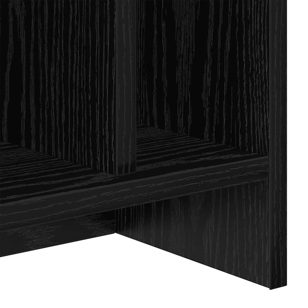 vidaXL Βάση TV 2 pcs Μαύρη Οξυά 50 x 35 x 45 cm Επεξεργασμένο ξύλο