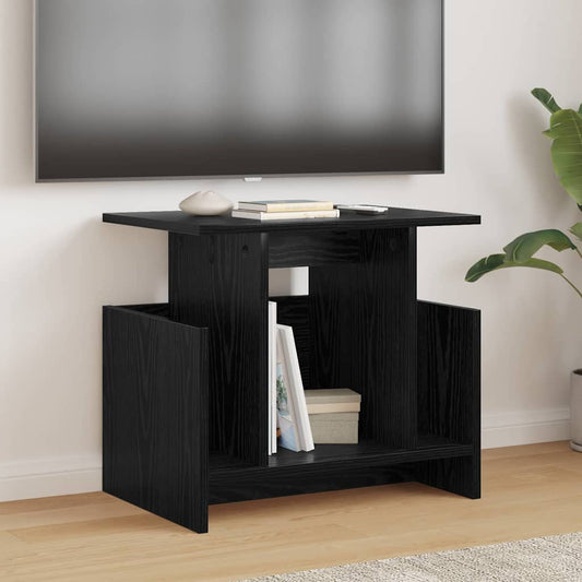 vidaXL Βάση TV 2 pcs Μαύρη Οξυά 50 x 35 x 45 cm Επεξεργασμένο ξύλο