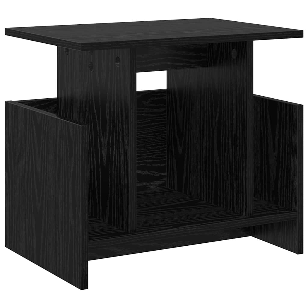 vidaXL Βάση TV 2 pcs Μαύρη Οξυά 50 x 35 x 45 cm Επεξεργασμένο ξύλο
