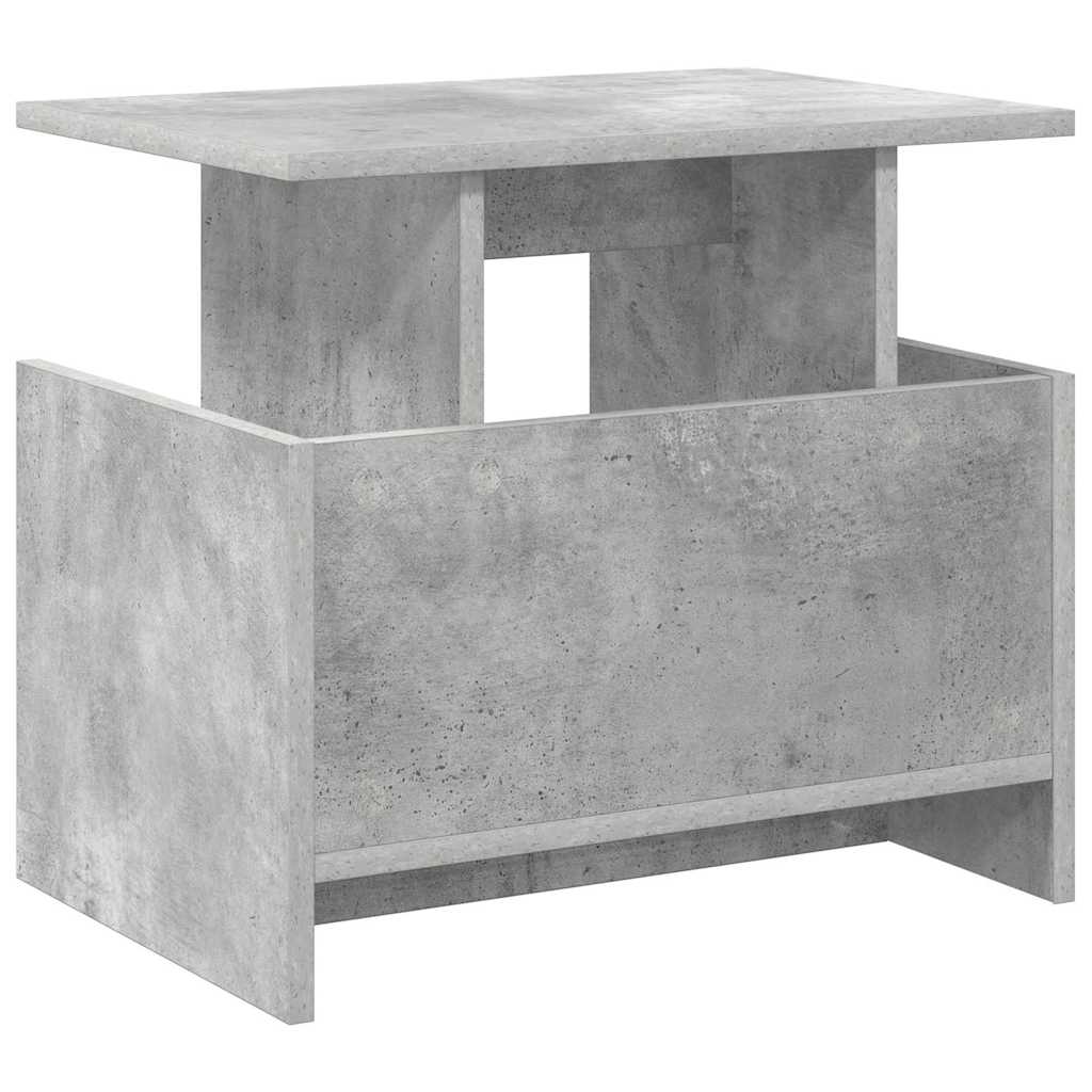 vidaXL Βάση TV 50 x 35 x 45 cm Σκυρόδεμα Γκρι Επεξεργασμένο Ξύλο
