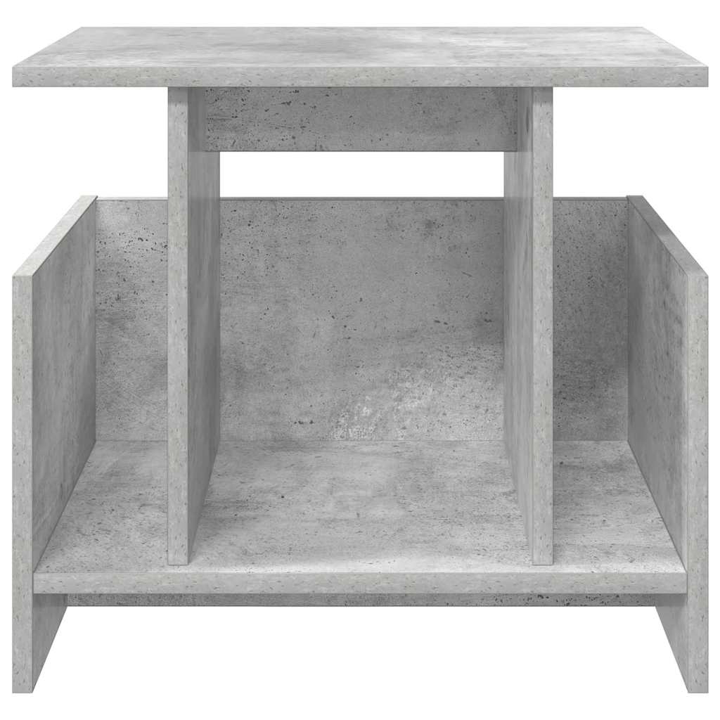 vidaXL Βάση TV 50 x 35 x 45 cm Σκυρόδεμα Γκρι Επεξεργασμένο Ξύλο