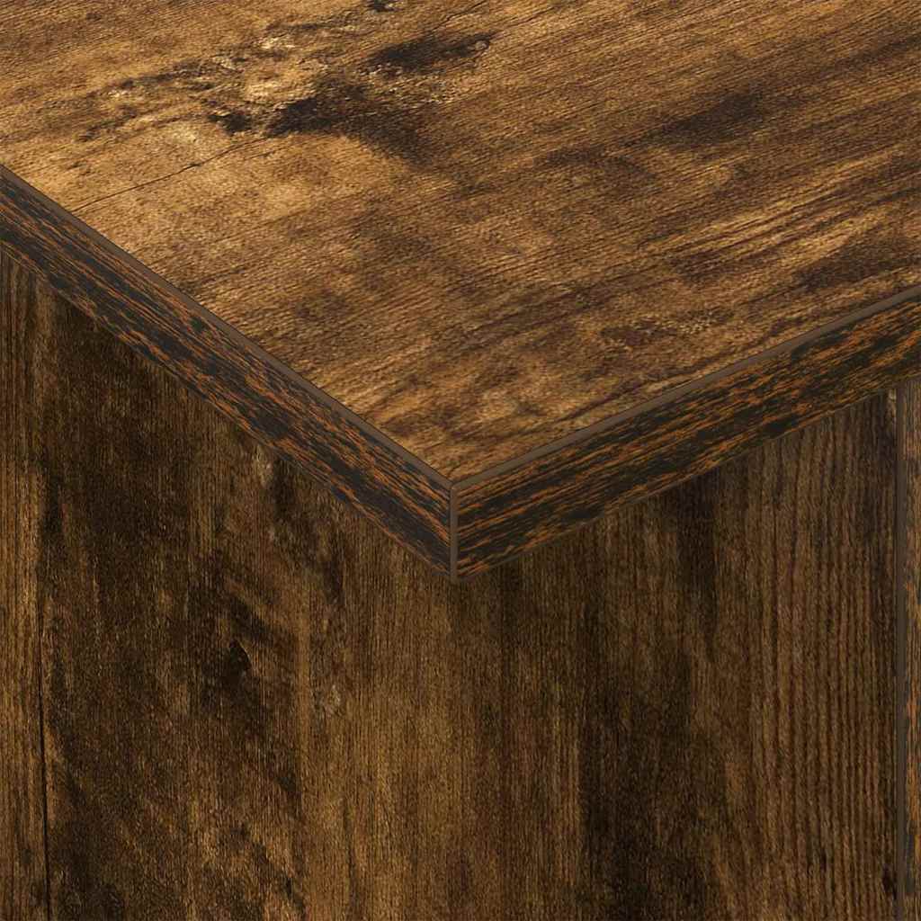 vidaXL Βάση TV 50 x 35 x 45 cm Καπνιστό Δρύς Επεξεργασμένο Ξύλο