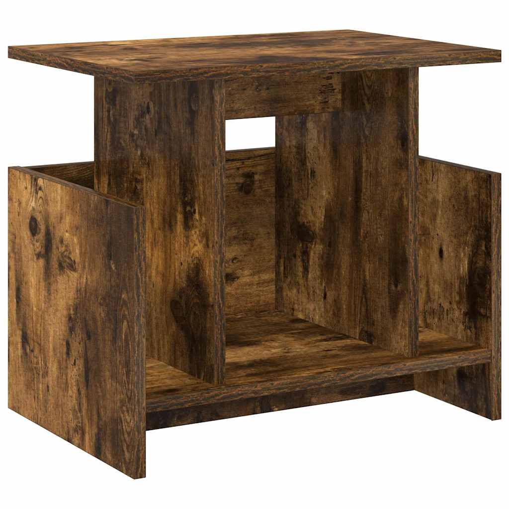 vidaXL Βάση TV 2 pcs Καπνιστό Δρύς 50 x 35 x 45 cm Επεξεργασμένο ξύλο