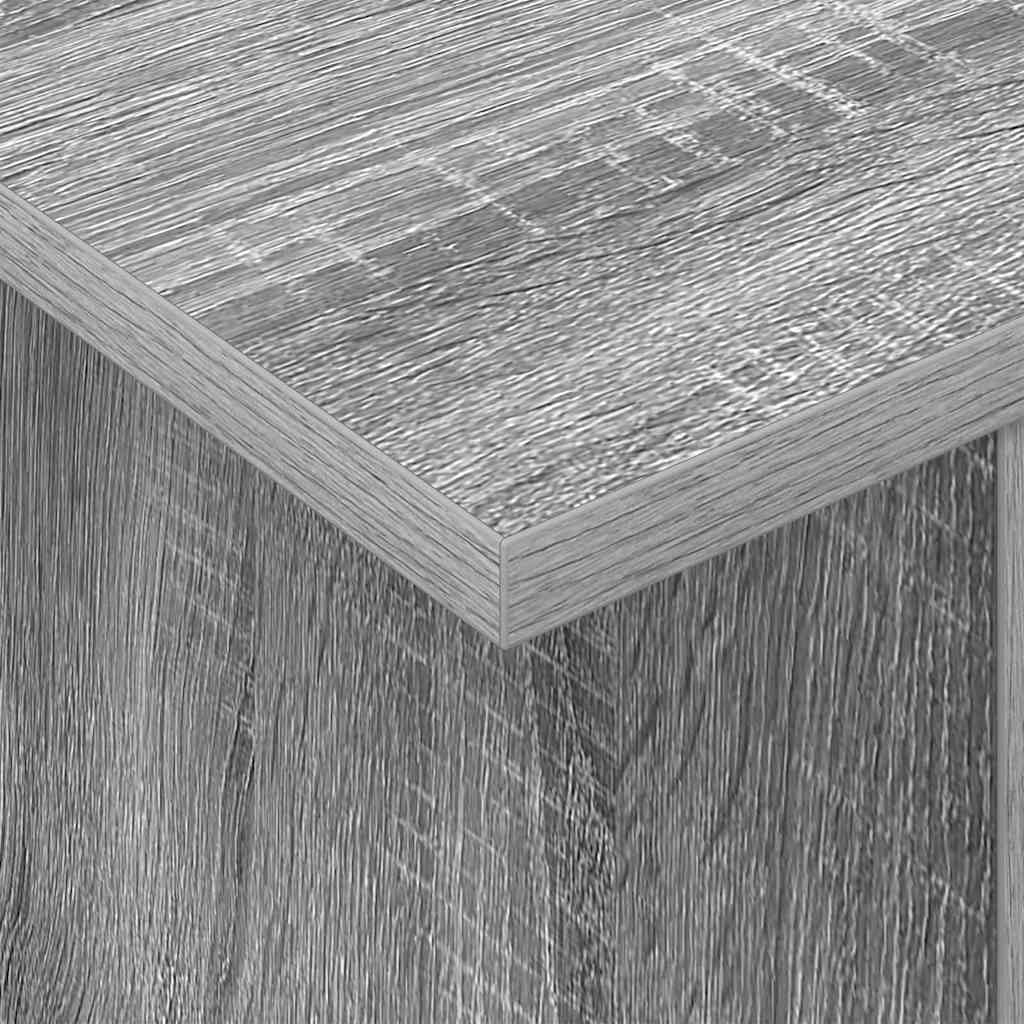 vidaXL Βάση TV 2 pcs Γκρίζο Σονομα 50 x 35 x 45 cm Επεξεργασμένο ξύλο