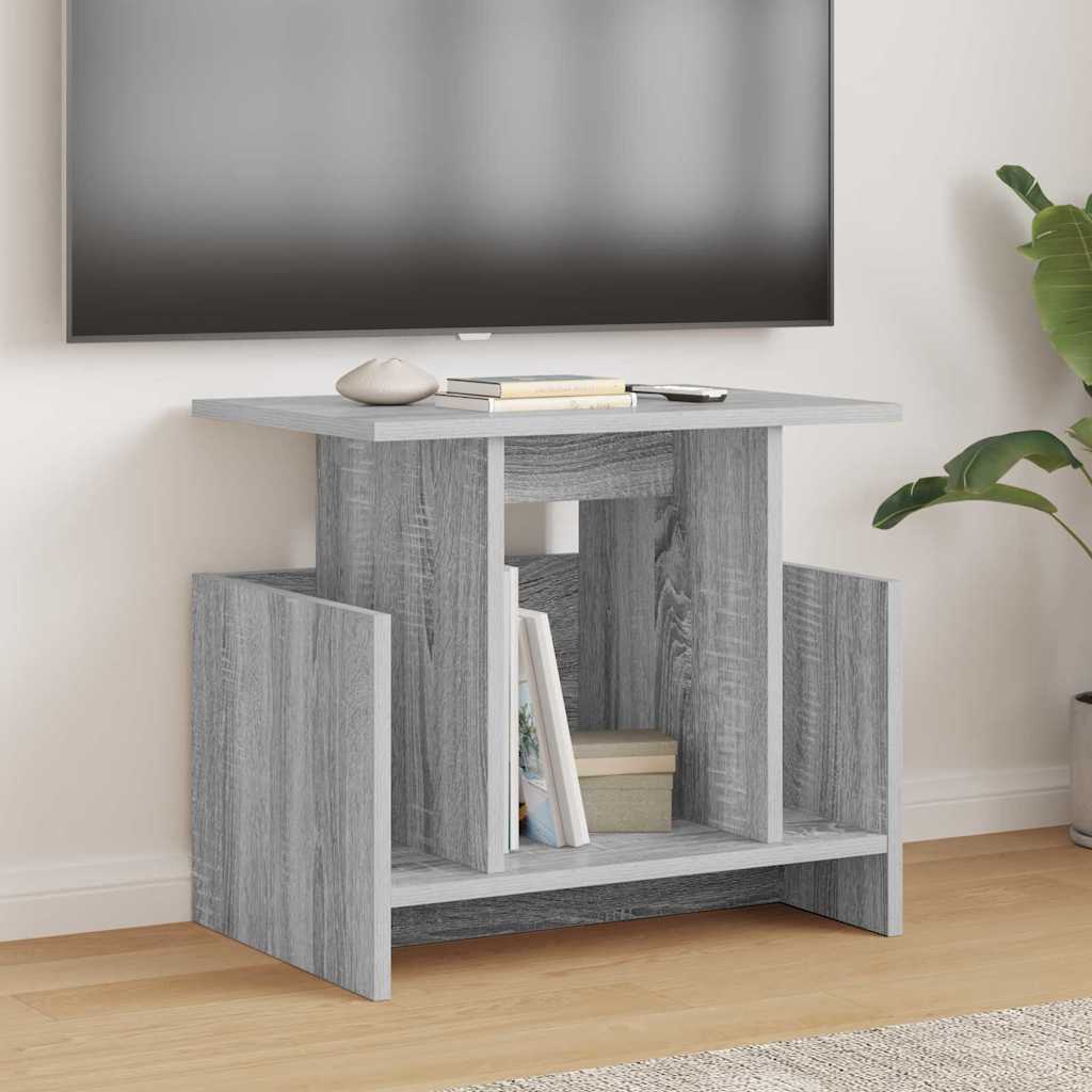 vidaXL Βάση TV 2 pcs Γκρίζο Σονομα 50 x 35 x 45 cm Επεξεργασμένο ξύλο