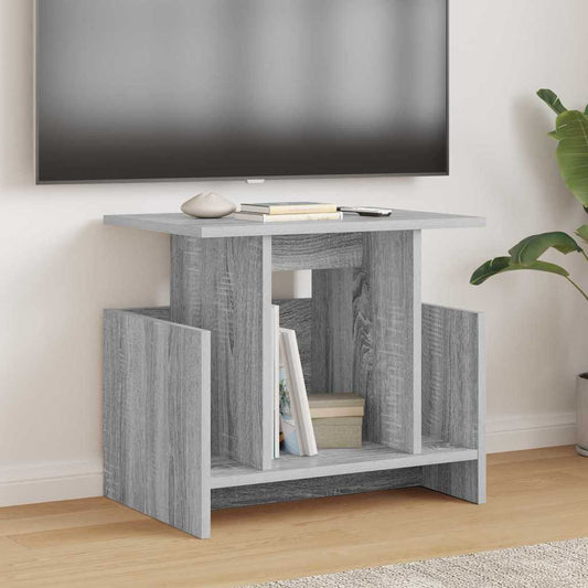 vidaXL Βάση TV 2 pcs Γκρίζο Σονομα 50 x 35 x 45 cm Επεξεργασμένο ξύλο