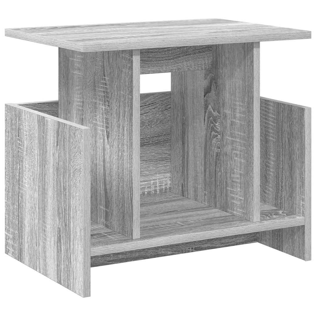 vidaXL Βάση TV 2 pcs Γκρίζο Σονομα 50 x 35 x 45 cm Επεξεργασμένο ξύλο