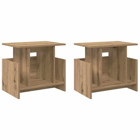vidaXL Βάση TV 2 pcs Artisan Oak 50 x 35 x 45 cm Επεξεργασμένο ξύλο