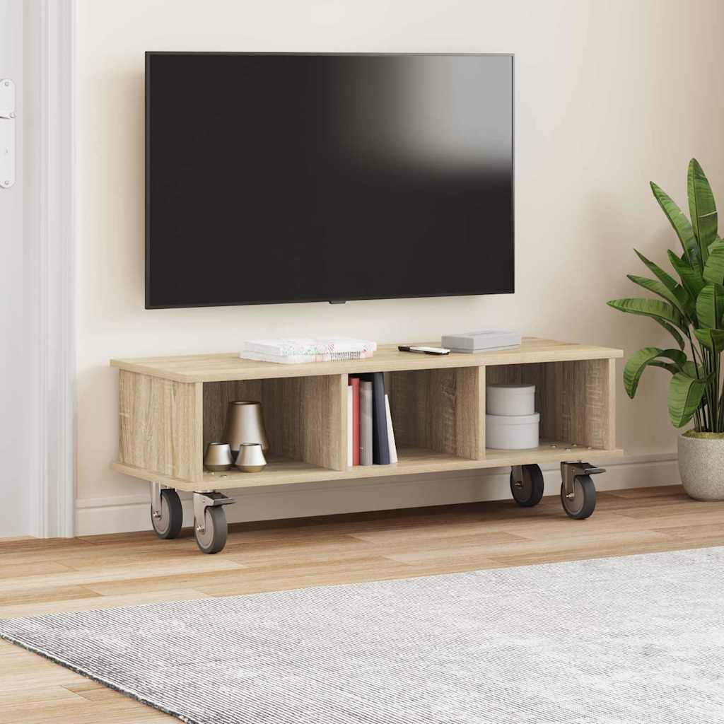vidaXL Βάση TV 100 x 35 x 35 εκ Δρύς Sonoma Επεξεργασμένο Ξύλο