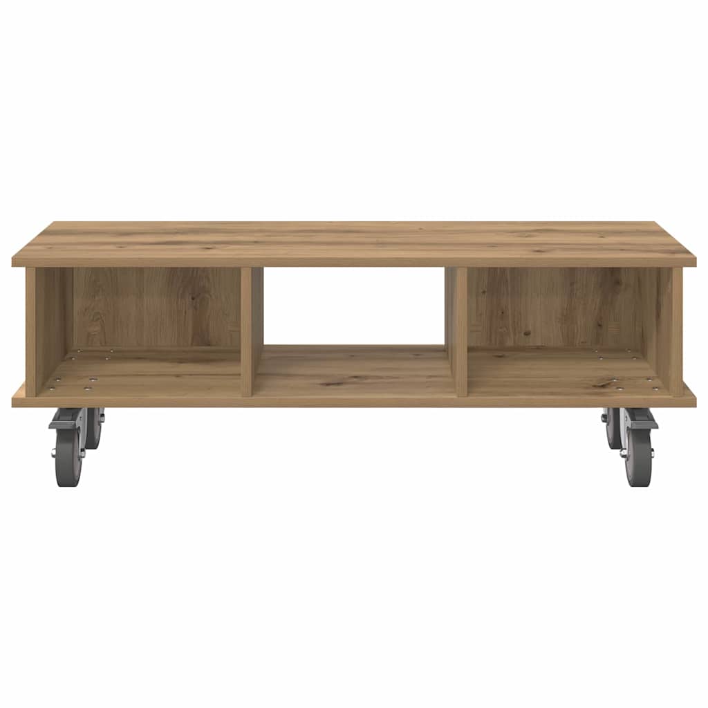 vidaXL Βάση TV 100 x 35 x 35 εκ Artisan Oak Επεξεργασμένο Ξύλο