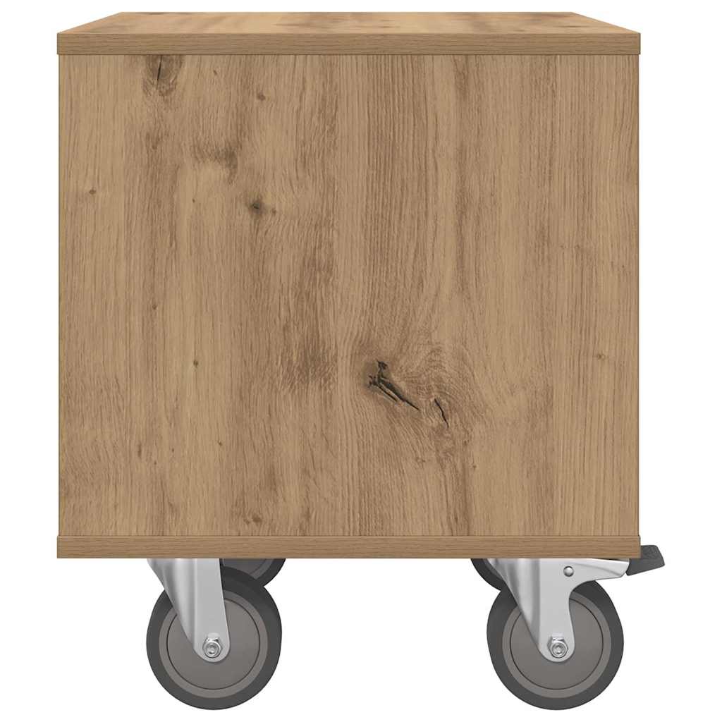 vidaXL Κομοδίνο Artisan Oak 40,5 x 40 x 48 εκ. Επεξεργασμένο Ξύλο